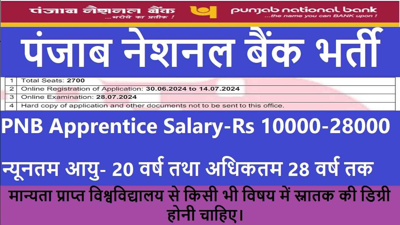 Punjab National Bank Recruitment 2024