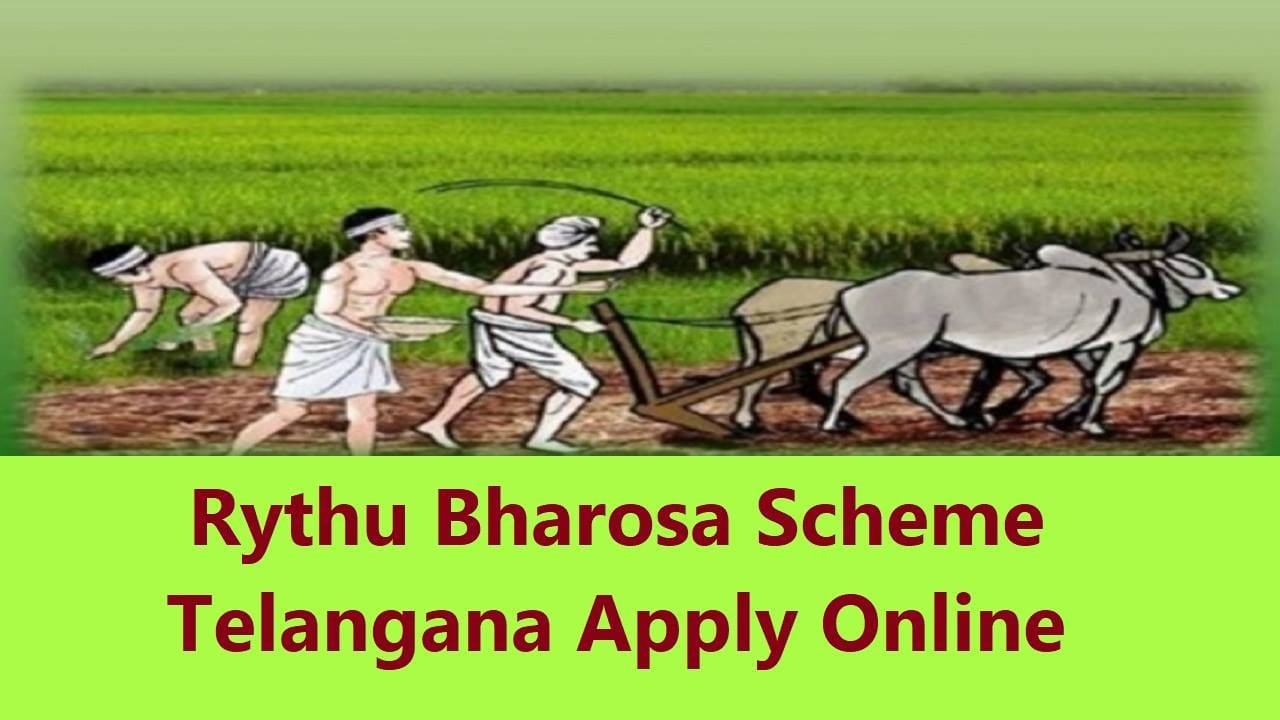 Rythu Bharosa Scheme Telangana Apply Online