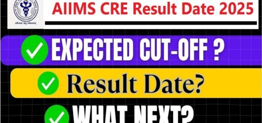 AIIMS CRE Result Date 2025 Cut Off: Check Post Wise CBT Results & Merit List