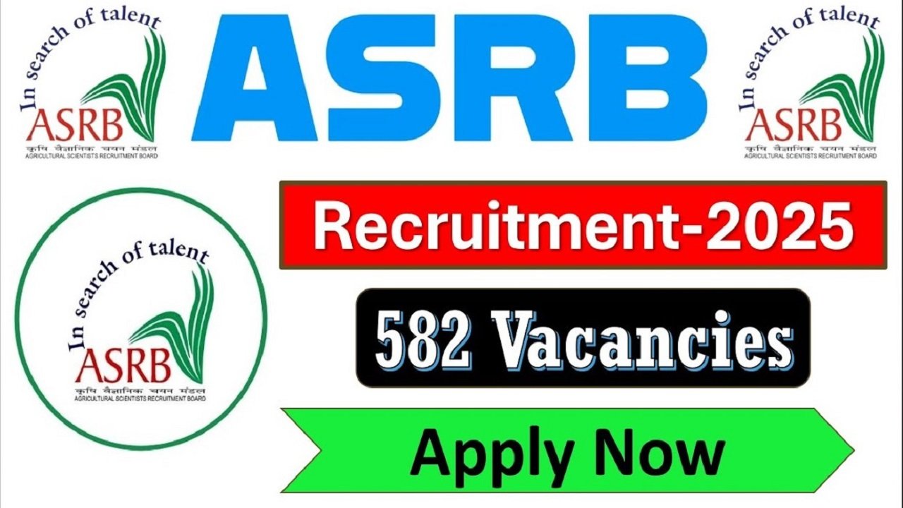 ASRB Recruitment 2025