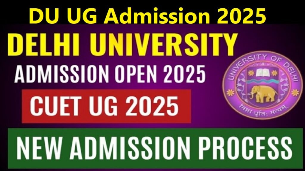 DU UG Admission 2025