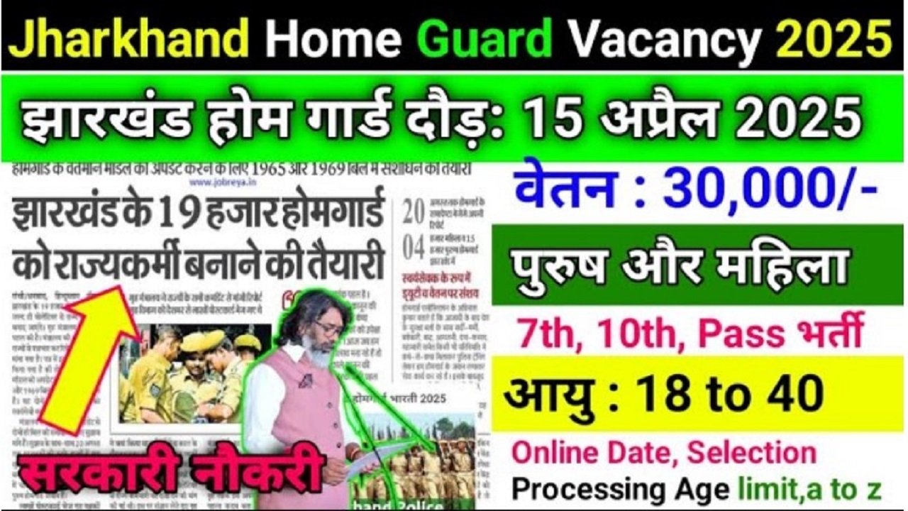 Jharkhand Home Guard Bharti