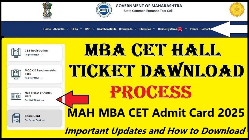 MAH MBA CET Admit Card 2025: Important Updates and How to Download 1 MAH MBA CET Admit Card 2025