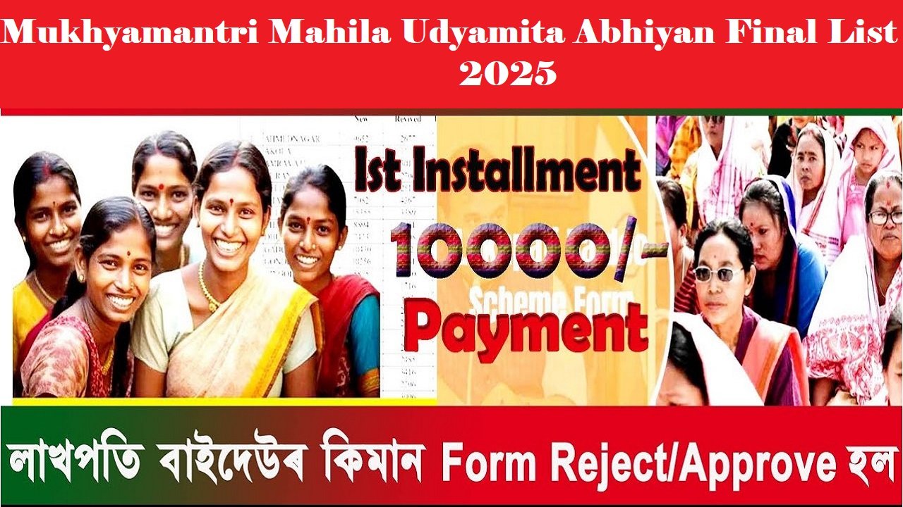 Mukhyamantri Mahila Udyamita Abhiyan Final List 2025 Released: Check Your Name Now