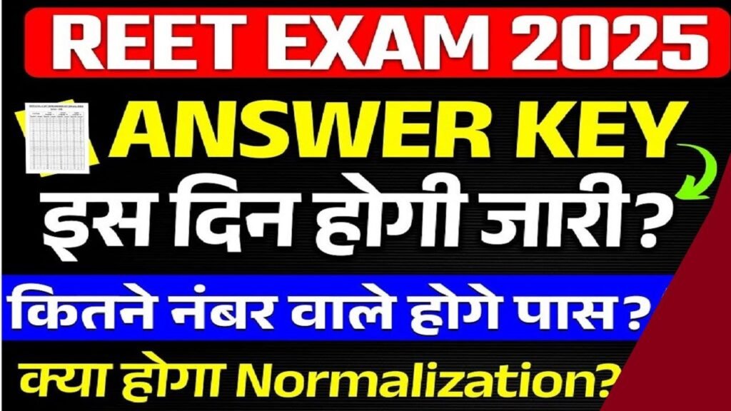 REET Exam Answer Key 2025