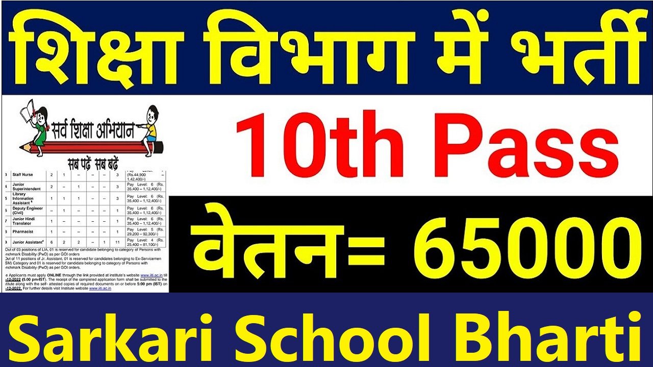 Sarkari School Bharti