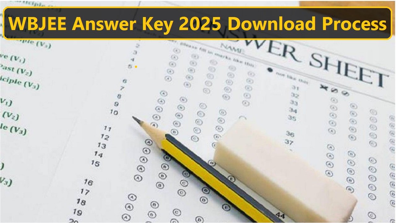WBJEE Answer Key 2025