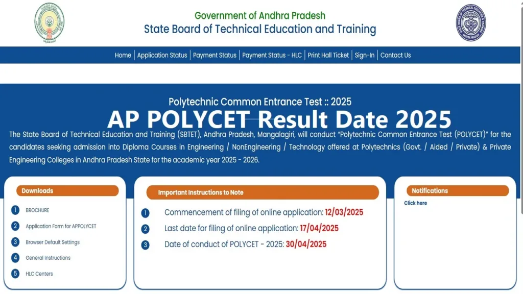 AP POLYCET Result Date 2025: Check Polytechnic Entrance Test Result Release Time & Download Link 2 AP POLYCET Result Date 2025
