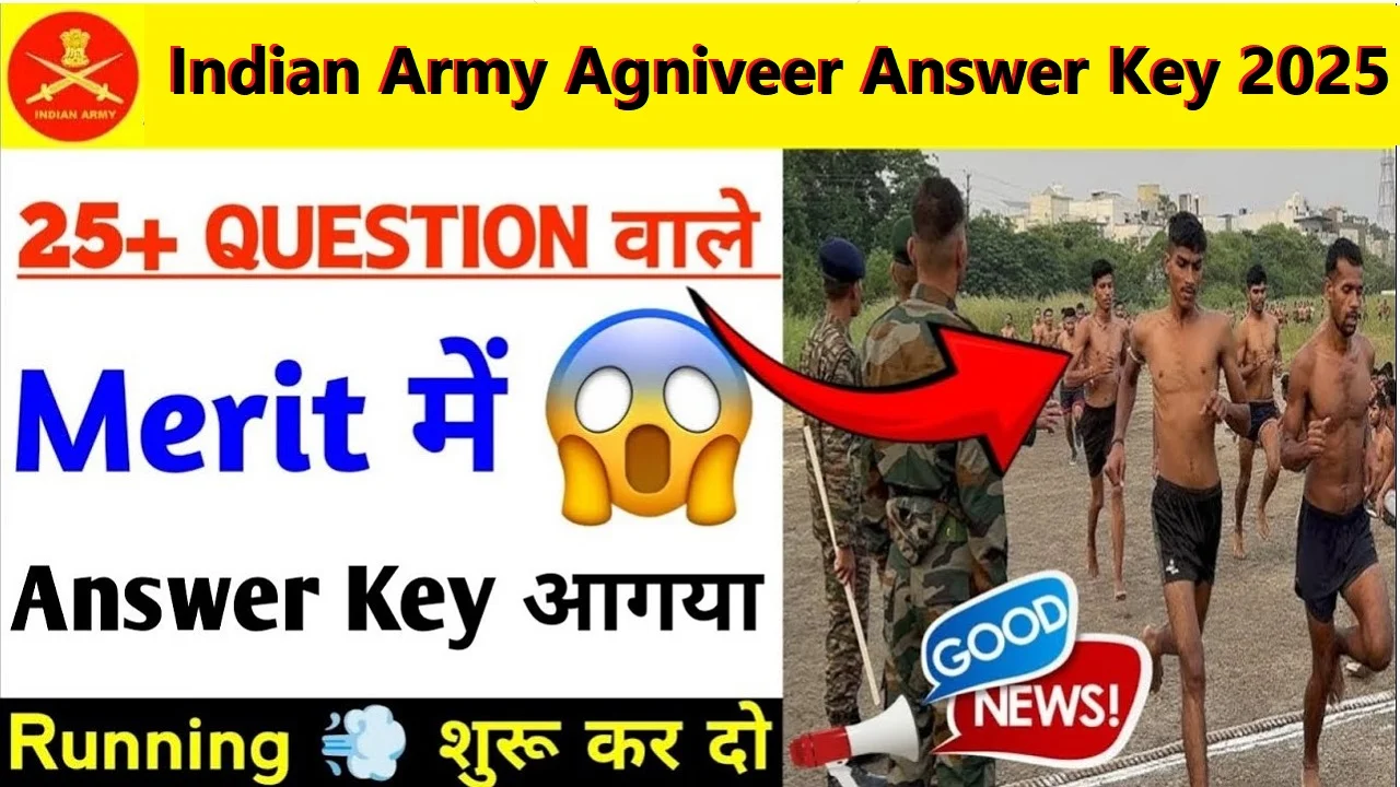Indian Army Agniveer Answer Key 2025